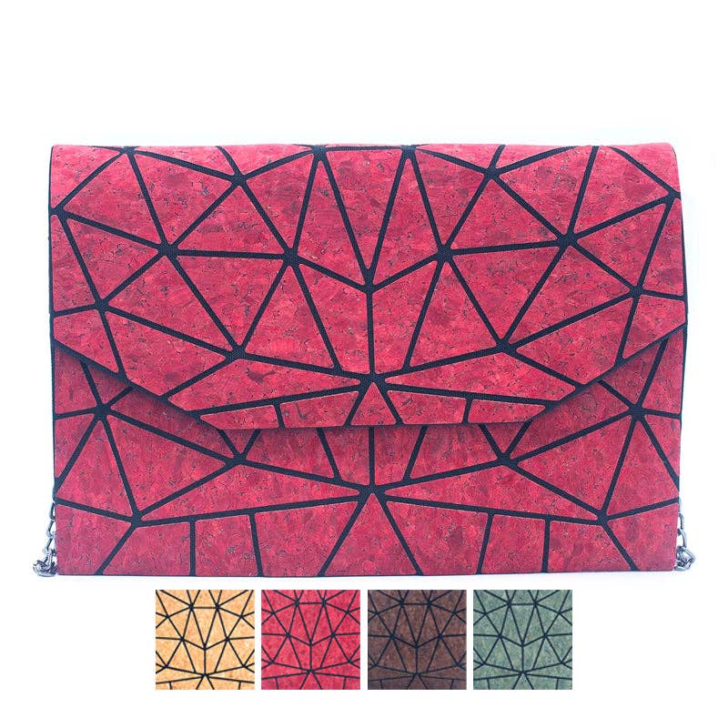 Cork Geometric Chain Crossbody cork Bag BAG-2069-0