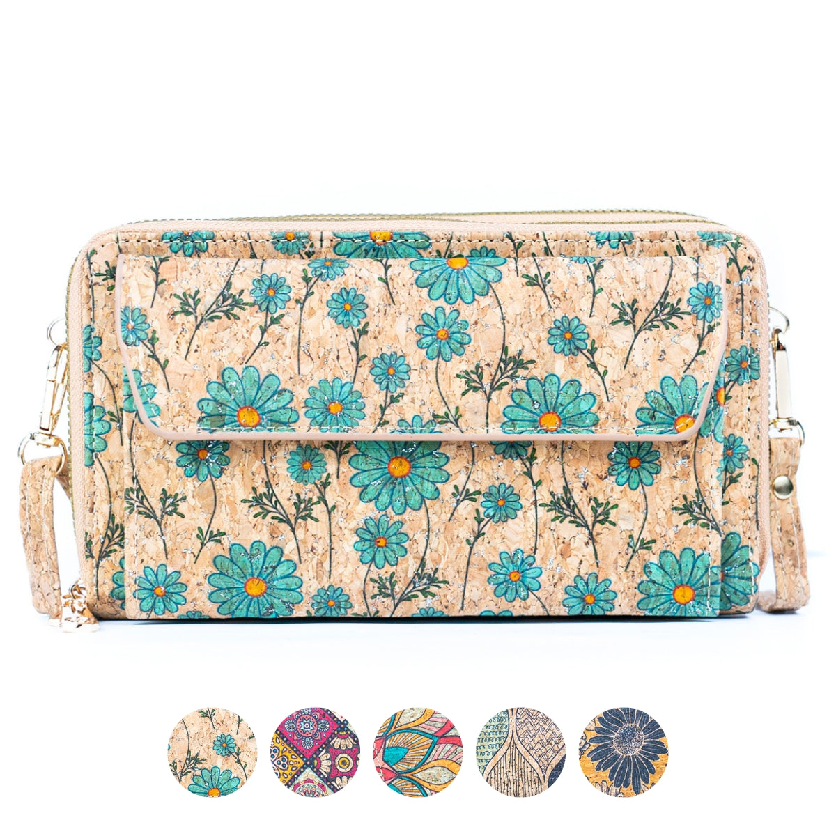 Women's Horizontal Cork Phone Bag BAG-2347-0