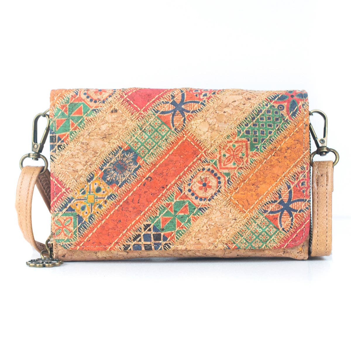 Natural Cork Women's Crossbody Wallet BAGF-066-9