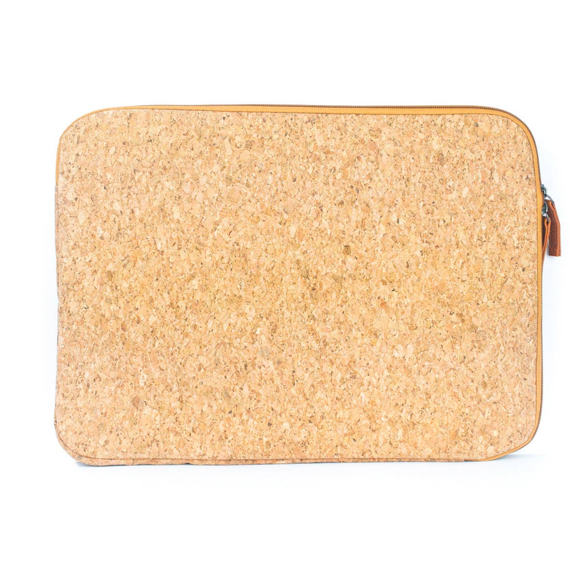 Natural Cork and Printed Notebook Laptop Sleeve - BAGF-074-1