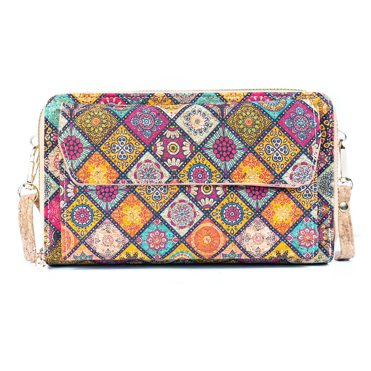 Women's Horizontal Cork Phone Bag BAG-2347-3