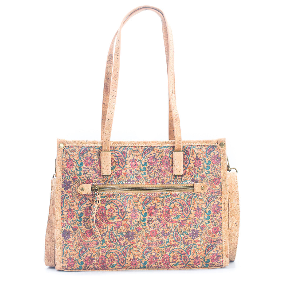 Natural Cork Women's Tote Bag with Shoulder Strap summer BAG-019-4