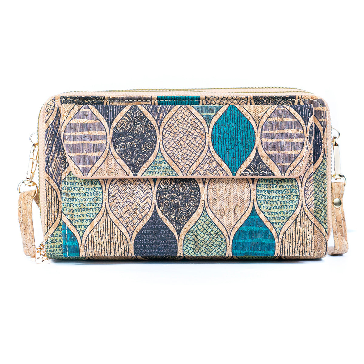 Women's Horizontal Cork Phone Bag BAG-2347-4
