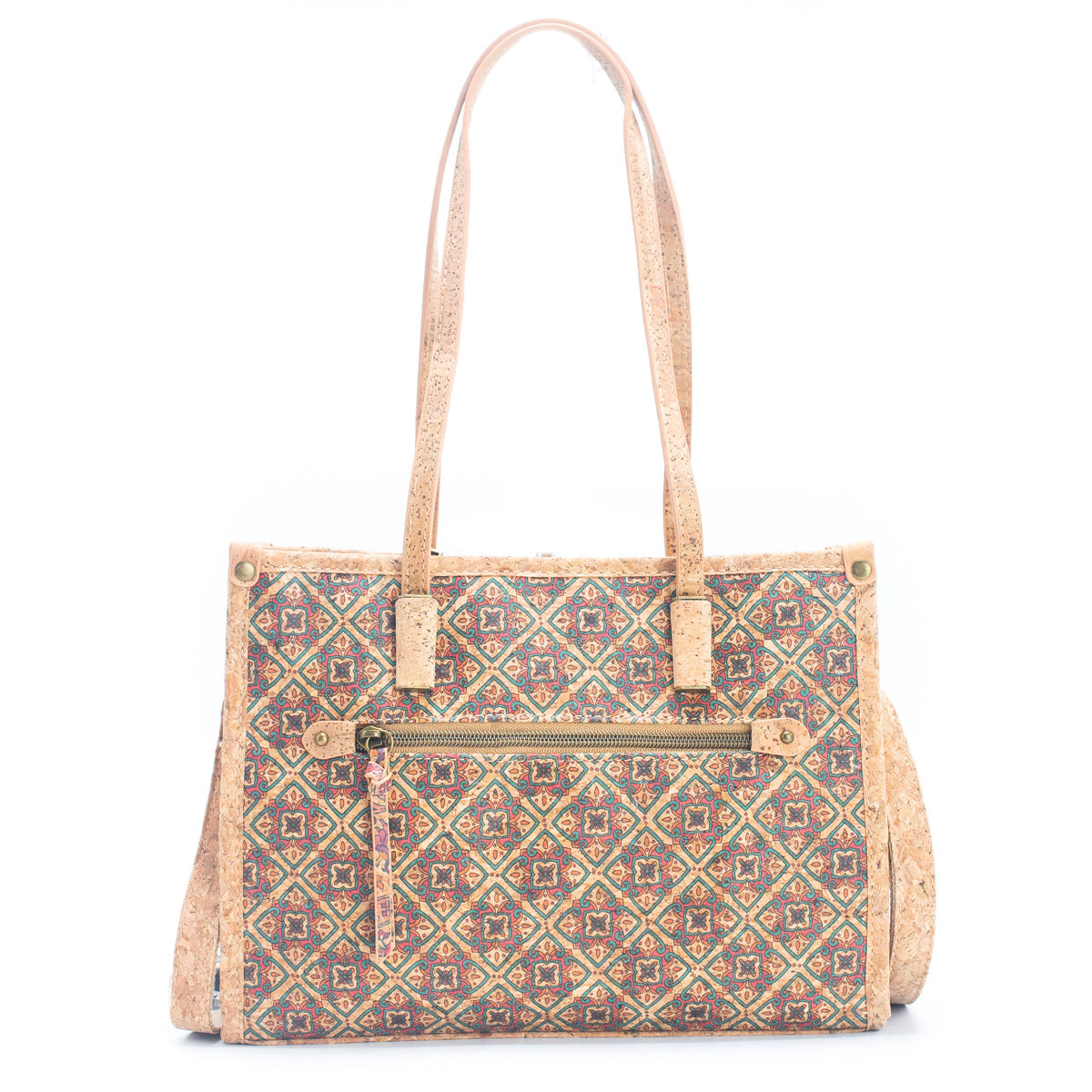Natural Cork Women's Tote Bag with Shoulder Strap summer BAG-019-5