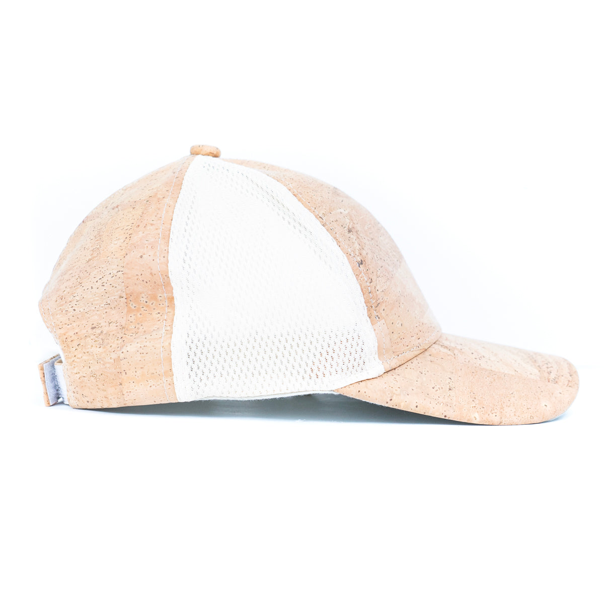 Cork Baseball Cap with Breathable Mesh L-1076-2