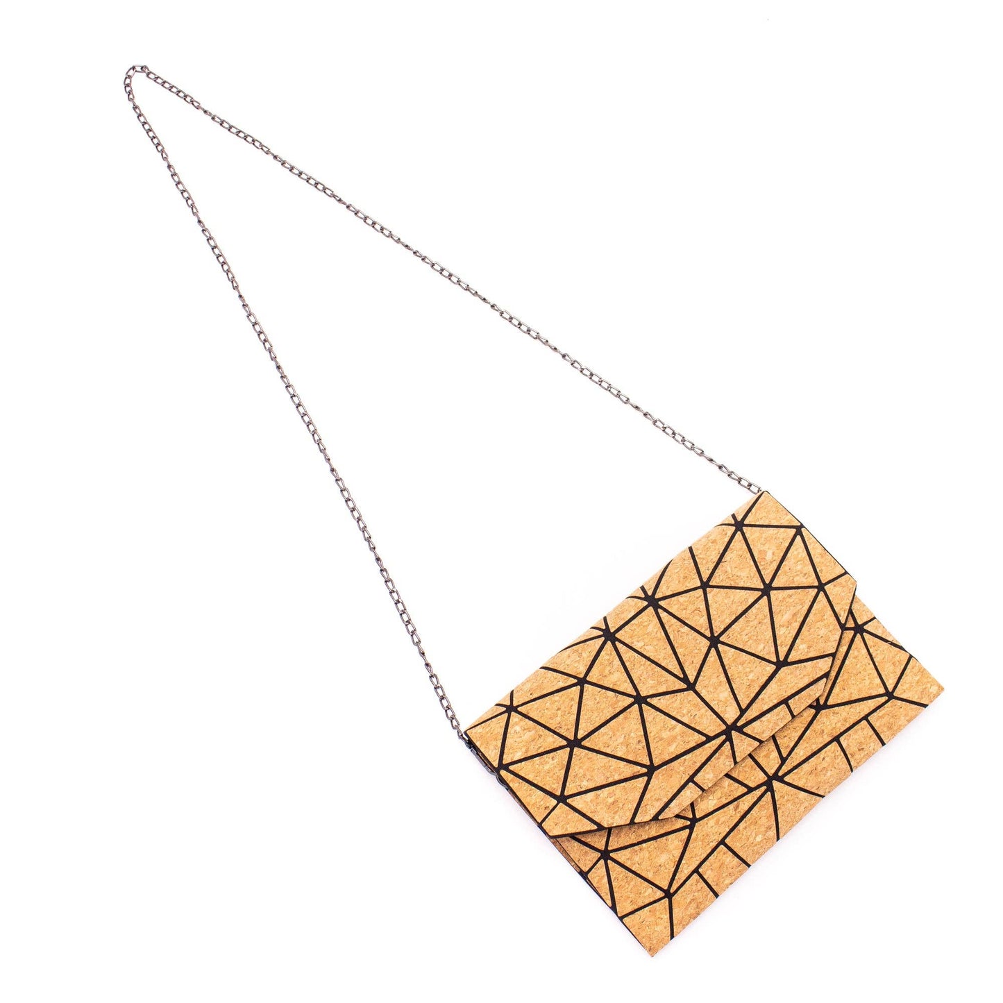 Cork Geometric Chain Crossbody cork Bag BAG-2069-4