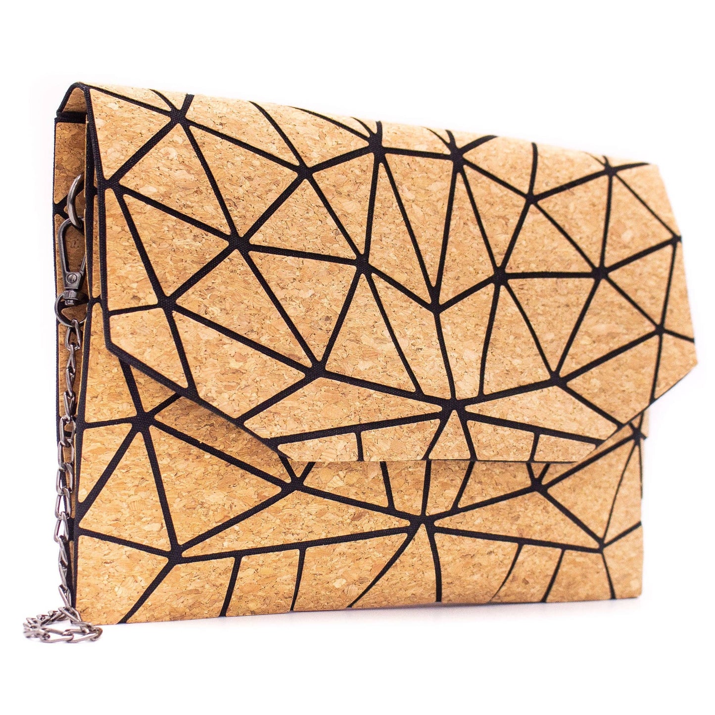 Cork Geometric Chain Crossbody cork Bag BAG-2069-2