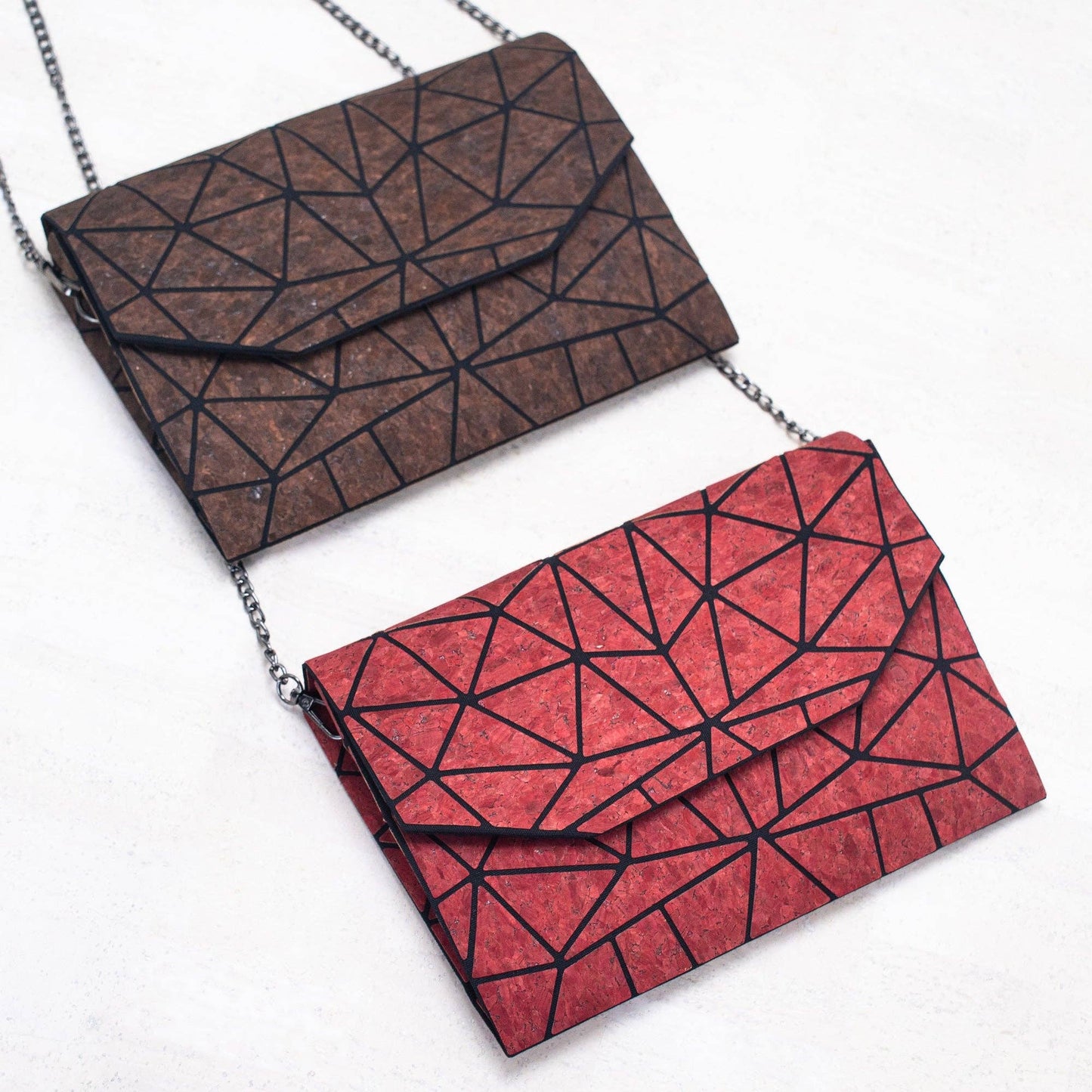 Cork Geometric Chain Crossbody cork Bag BAG-2069-18