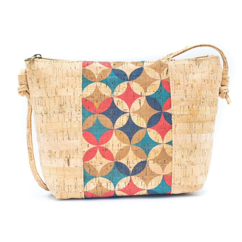 BUY 1 GET 1 FREE: Medium model Smart Printed Cork Crossbody Bag BAGD-308-7