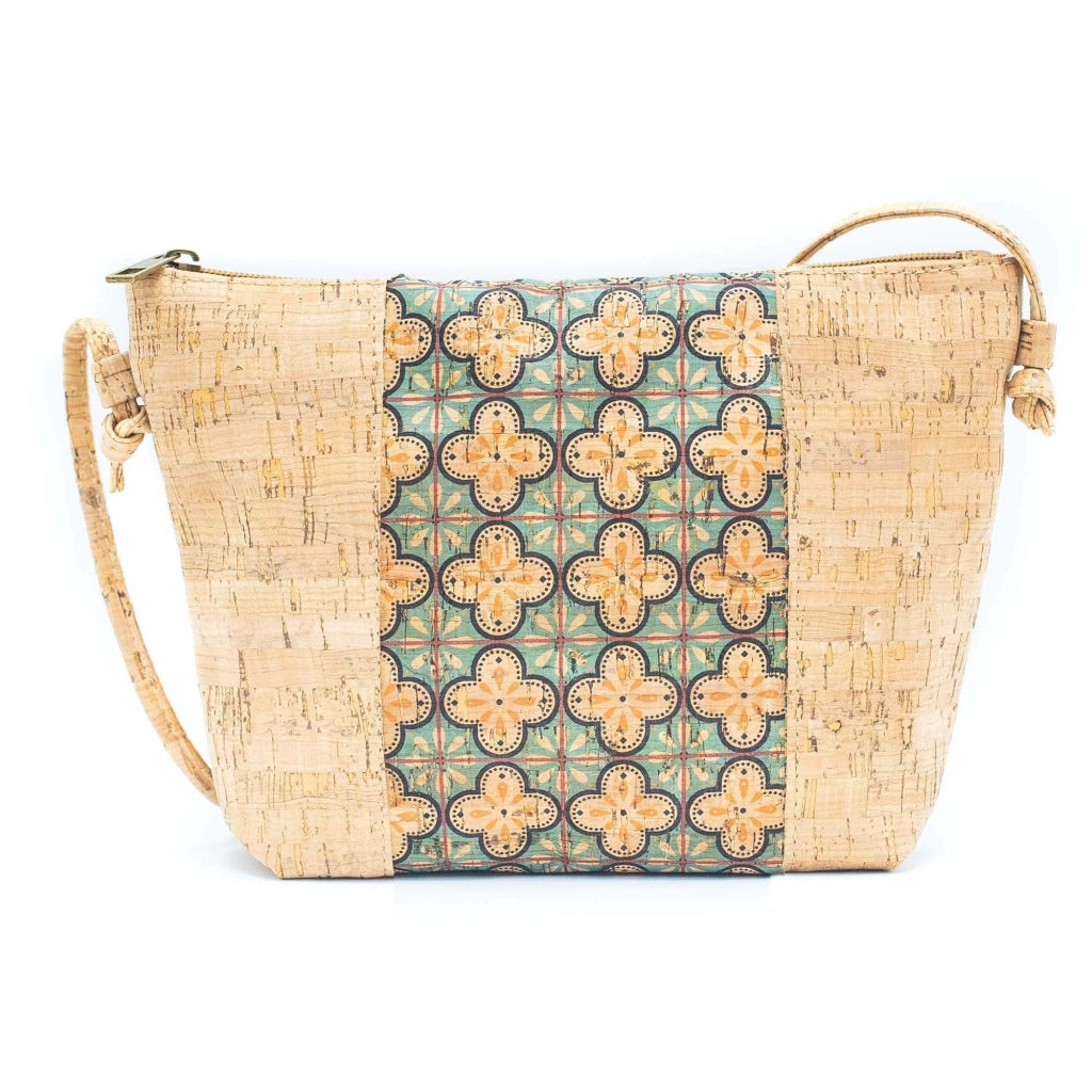 BUY 1 GET 1 FREE: Medium model Smart Printed Cork Crossbody Bag BAGD-308-8