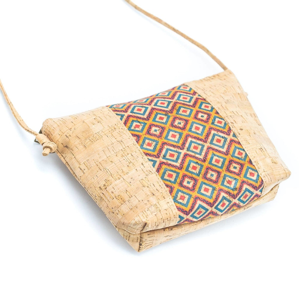 BUY 1 GET 1 FREE: Medium model Smart Printed Cork Crossbody Bag BAGD-308-2