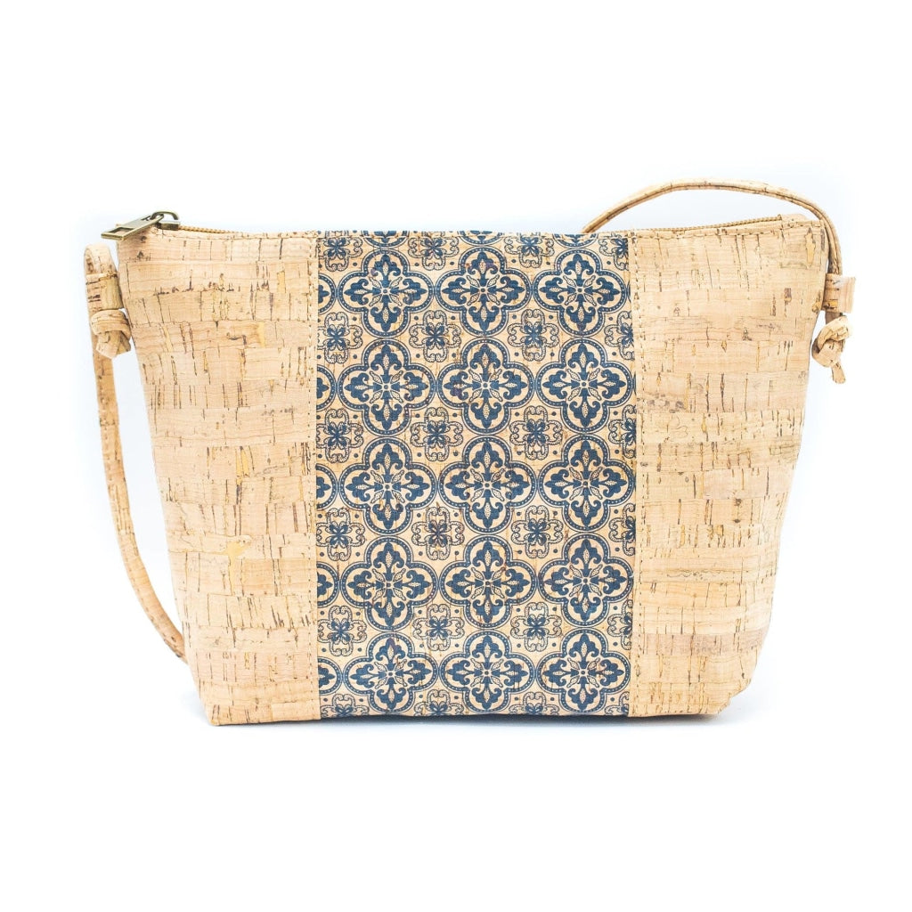 BUY 1 GET 1 FREE: Medium model Smart Printed Cork Crossbody Bag BAGD-308-11