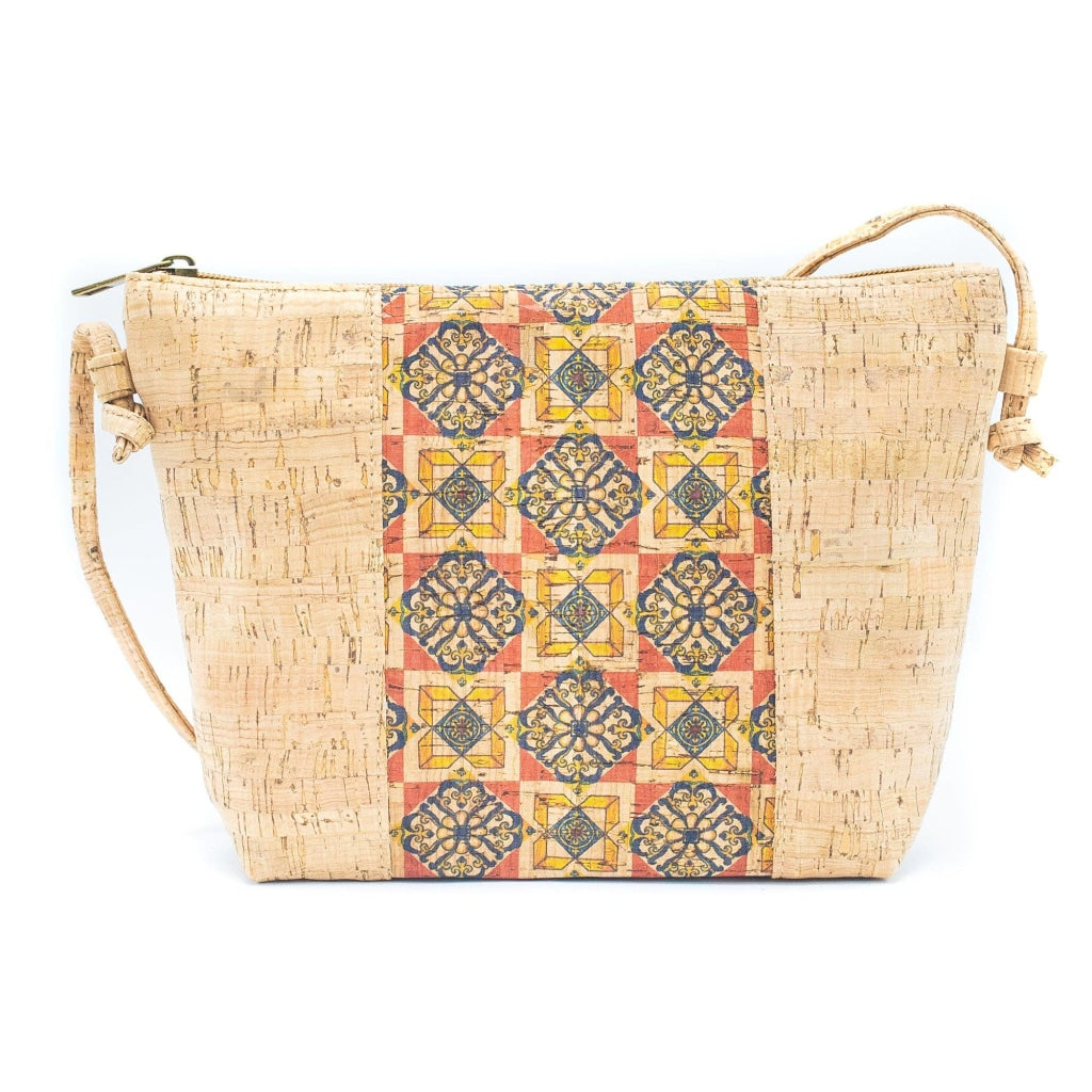 BUY 1 GET 1 FREE: Medium model Smart Printed Cork Crossbody Bag BAGD-308-12