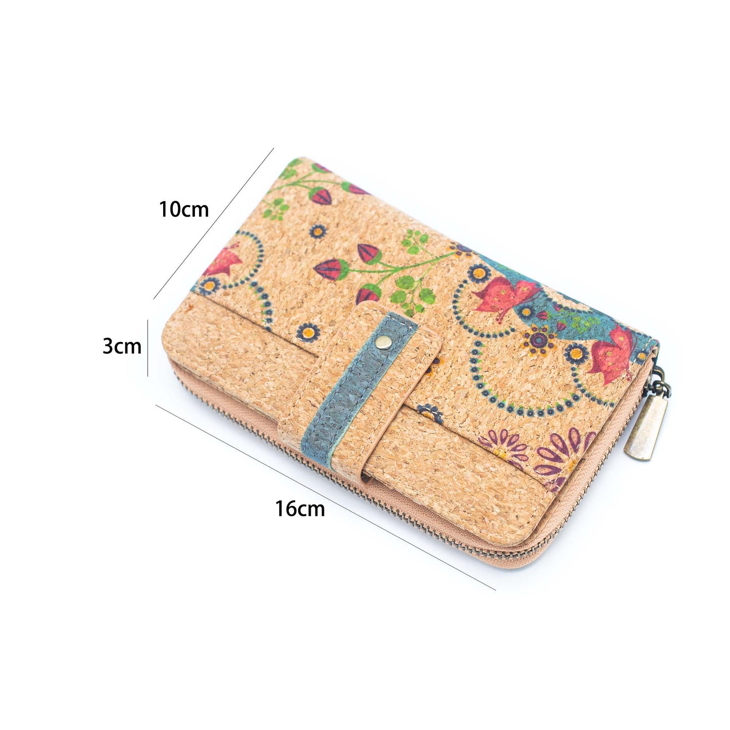 Portefeuille en liège - FLORA - Liegoo