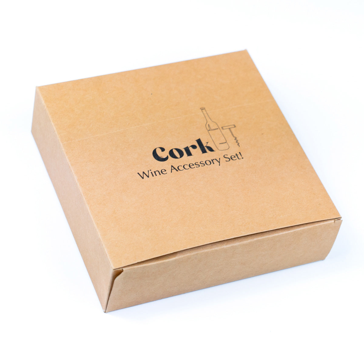 Cork box Wine Accessory Set - 4 Pieces L-1012-3