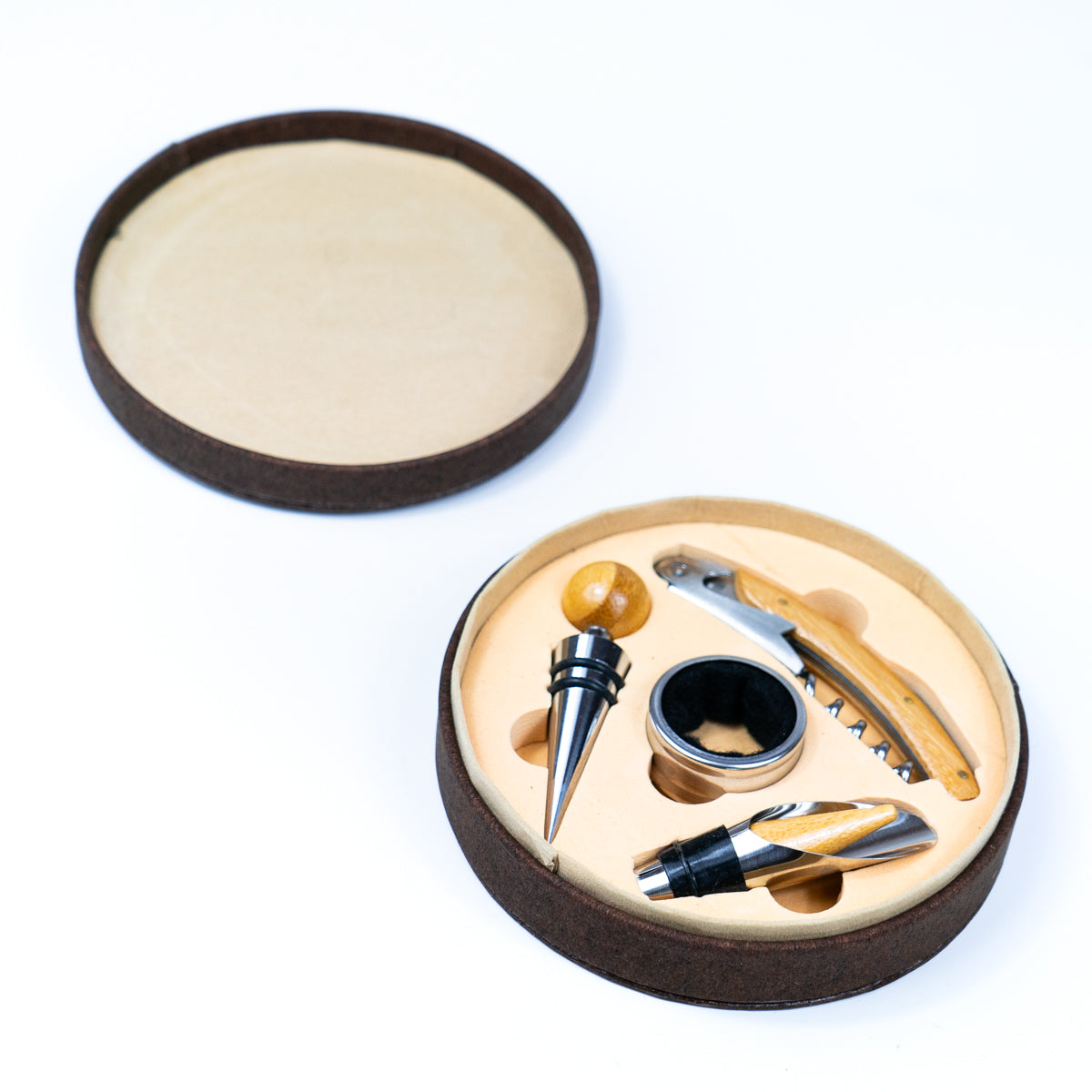 Cork box Wine Accessory Set - 4 Pieces L-1012-11