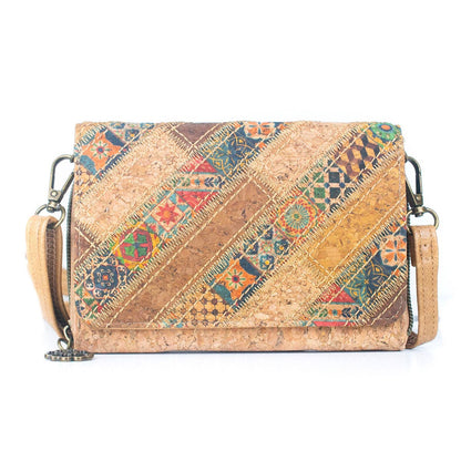 Natural Cork Women's Crossbody Wallet  BAGF-066-3