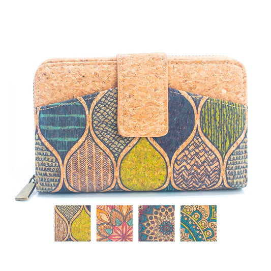 Ladies Natural Cork Wallet BAG-2237-0