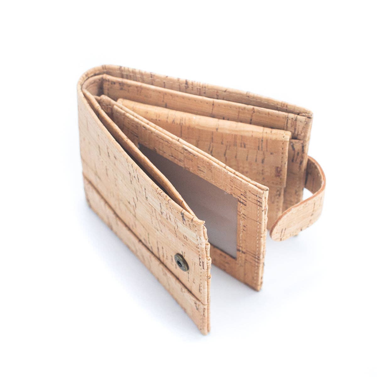 Natural rustic cork wallet for men BAG-2232-2