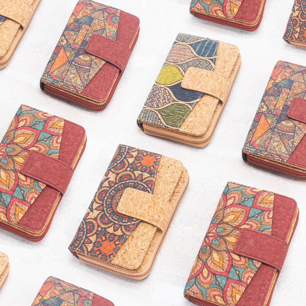Ladies Natural Cork Wallet BAG-2237-1