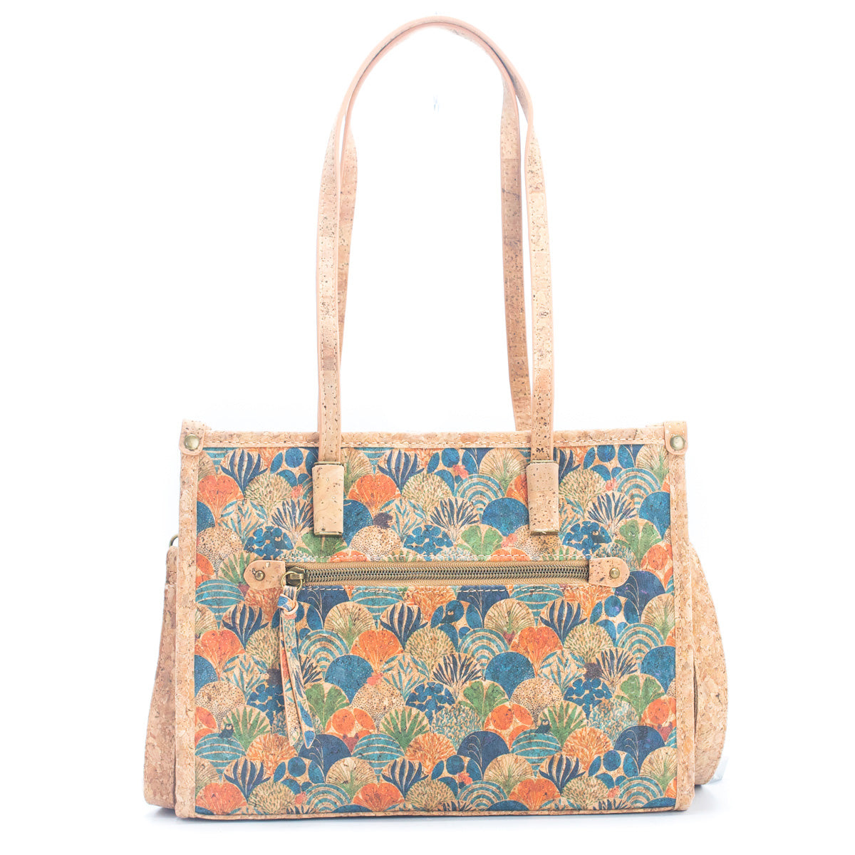Natural Cork Women's Tote Bag with Shoulder Strap summer BAG-019-3