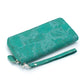 Turquoise Green Cork Wallet with Detachable Wrist Strap BAG-2084-3