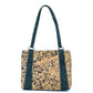 Cork Shoulder Bag with Double Zipper Pockets BAGP-285-10