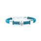 5mm flat colored cork wire and alloy strawberry hardware handmade women's bracelet  BR-504-MIX-5-3