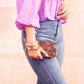 Mid- Wild Blossoms - Vegan Cork Wallet BAGD-200-B-1