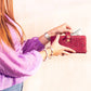 BUY 1 GET 1 FREE: Burgundy Cork Wallet with Magnetic Closure BAG-2062-B-1