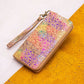 BUY 1 GET 1 FREE: All cork Glitz Polka Vegan Zipper Wallet BAG-2060-4