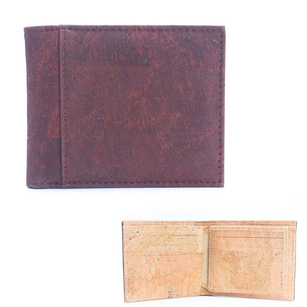 BUY 1 GET 1 FREE: Brown Cork Men's Cardholder Wallet  BAG-2074-DEF-5