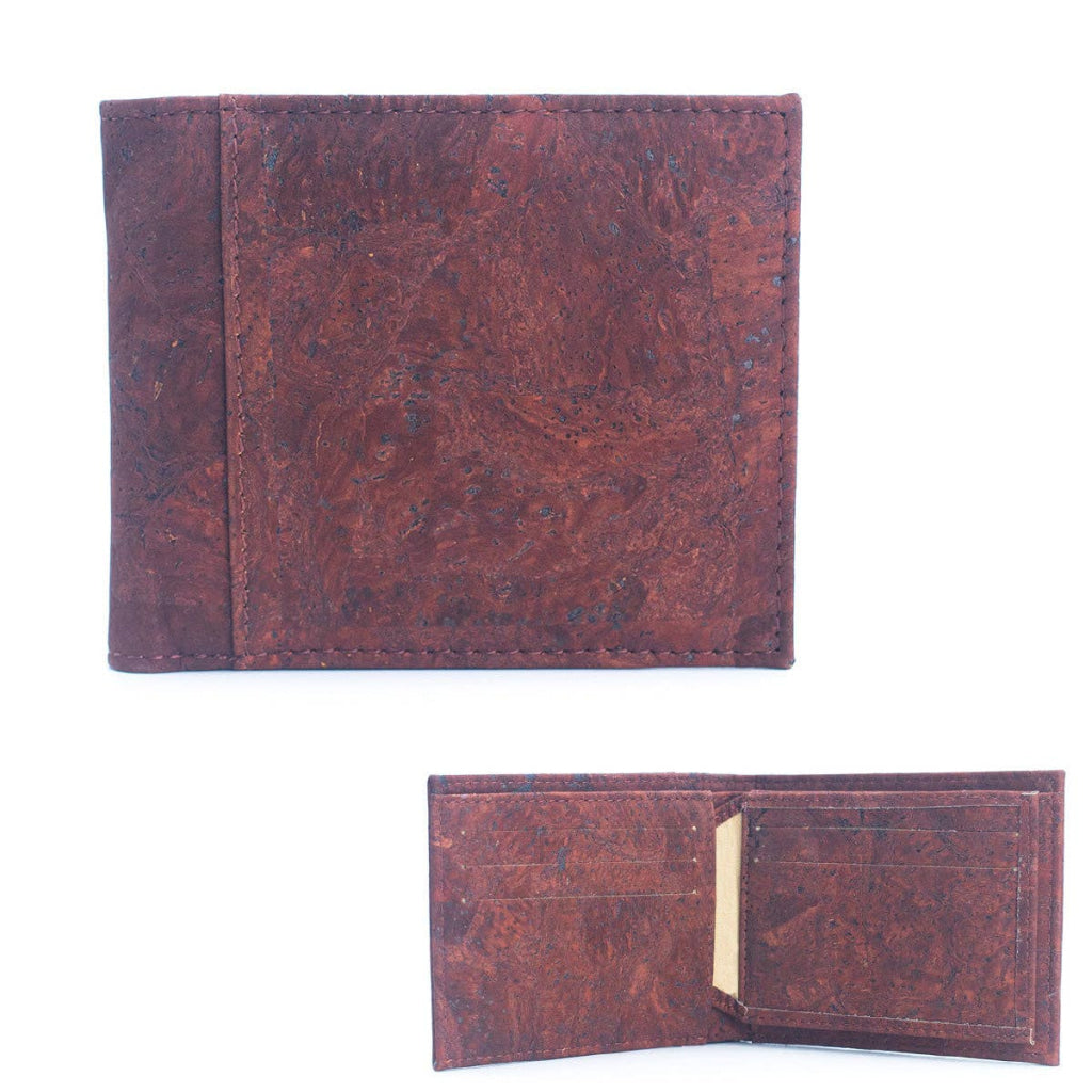 BUY 1 GET 1 FREE: Brown Cork Men's Cardholder Wallet  BAG-2074-DEF-6