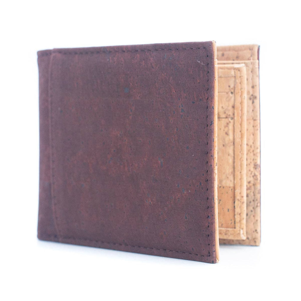 BUY 1 GET 1 FREE: Brown Cork Men's Cardholder Wallet  BAG-2074-DEF-2