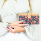 BUY 1 GET 1 FREE: Folding wallet Mandala flower pattern- Vegan Cork Wallet BAG-2220-1