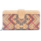 BUY 1 GET 1 FREE: Folding wallet Mandala flower pattern- Vegan Cork Wallet BAG-2220-3