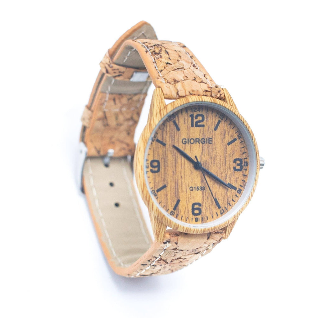 Buy 1 Free 1 Natural Cork Watch WA-392 *without box-2
