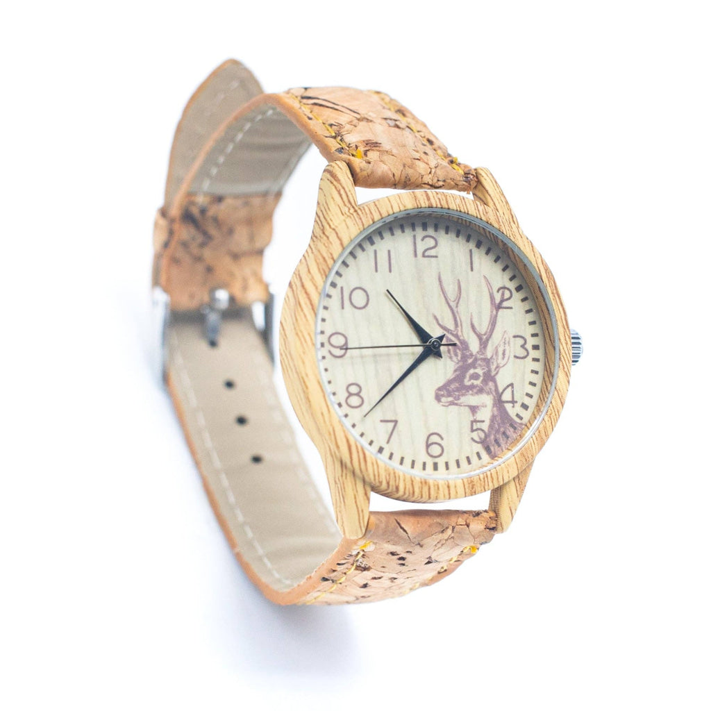 Buy 1 Free 1 Natural Cork Watch WA-392 *without box-1