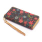 Mid- Wild Blossoms - Vegan Cork Wallet BAGD-200-B-4