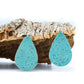 fabric handmade ladies earrings, stylish jewelry for women cork earringER-074-G-2