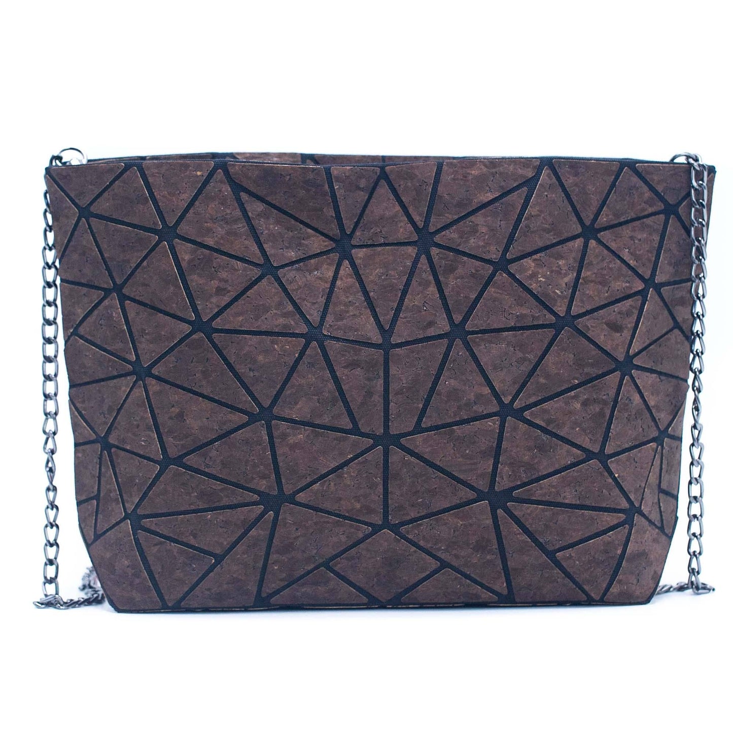Natural Cork Geometric Chain Crossbody cork Bag  BAG-2027-14