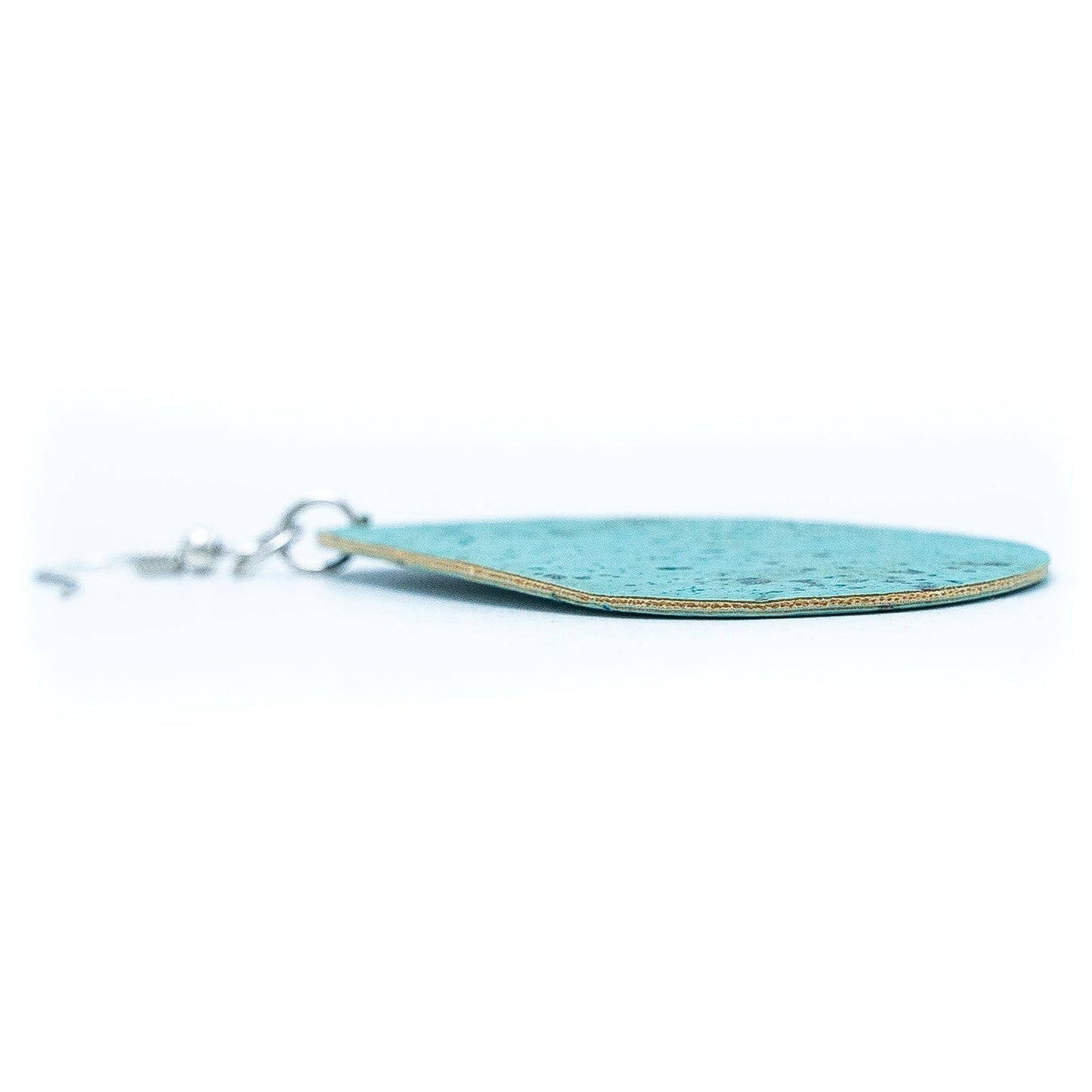 fabric handmade ladies earrings, stylish jewelry for women cork earringER-074-G-1