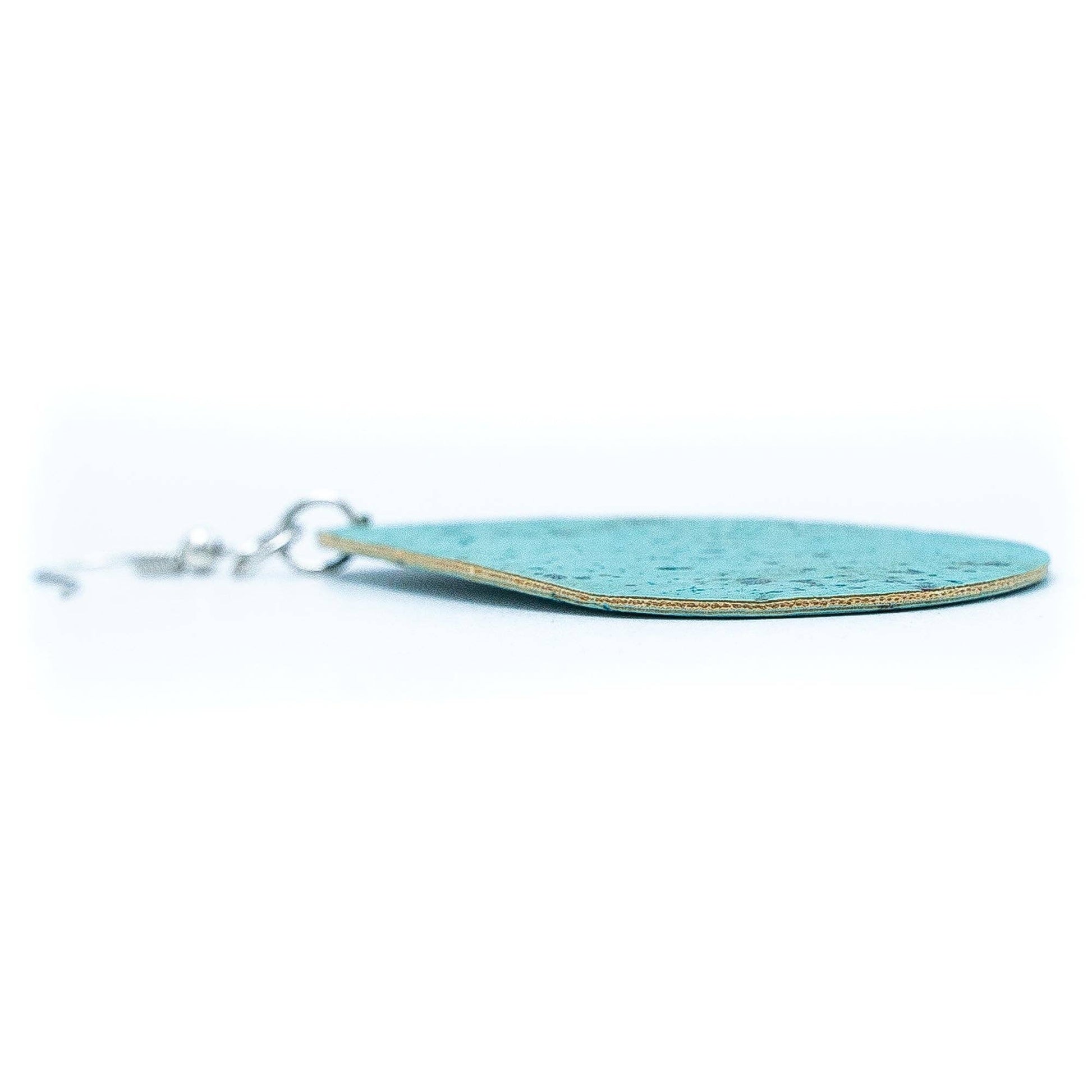 fabric handmade ladies earrings, stylish jewelry for women cork earringER-074-G-1