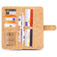 BUY 1 GET 1 FREE: Lux Silver Cork Wallet with Magnetic closure BAG-2062-A-1