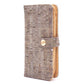 BUY 1 GET 1 FREE: Lux Silver Cork Wallet with Magnetic closure BAG-2062-A-3