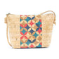 BUY 1 GET 1 FREE: Medium model Smart Printed Cork Crossbody Bag BAGD-308-7