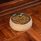 Cork Base and Stainless Steel Pet Food Bowl L-926-0